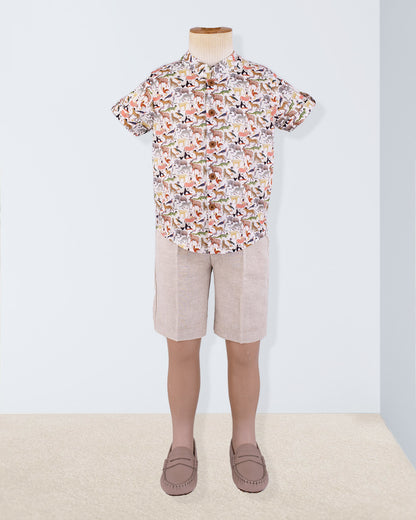 Brando Liberty Colorful Animals Tunic - Shirt