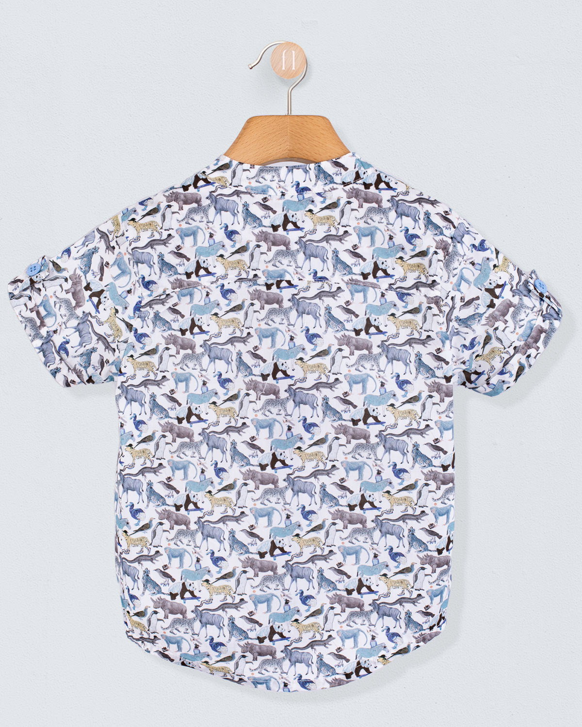 Brando Liberty Blue Animals Tunic - Shirt
