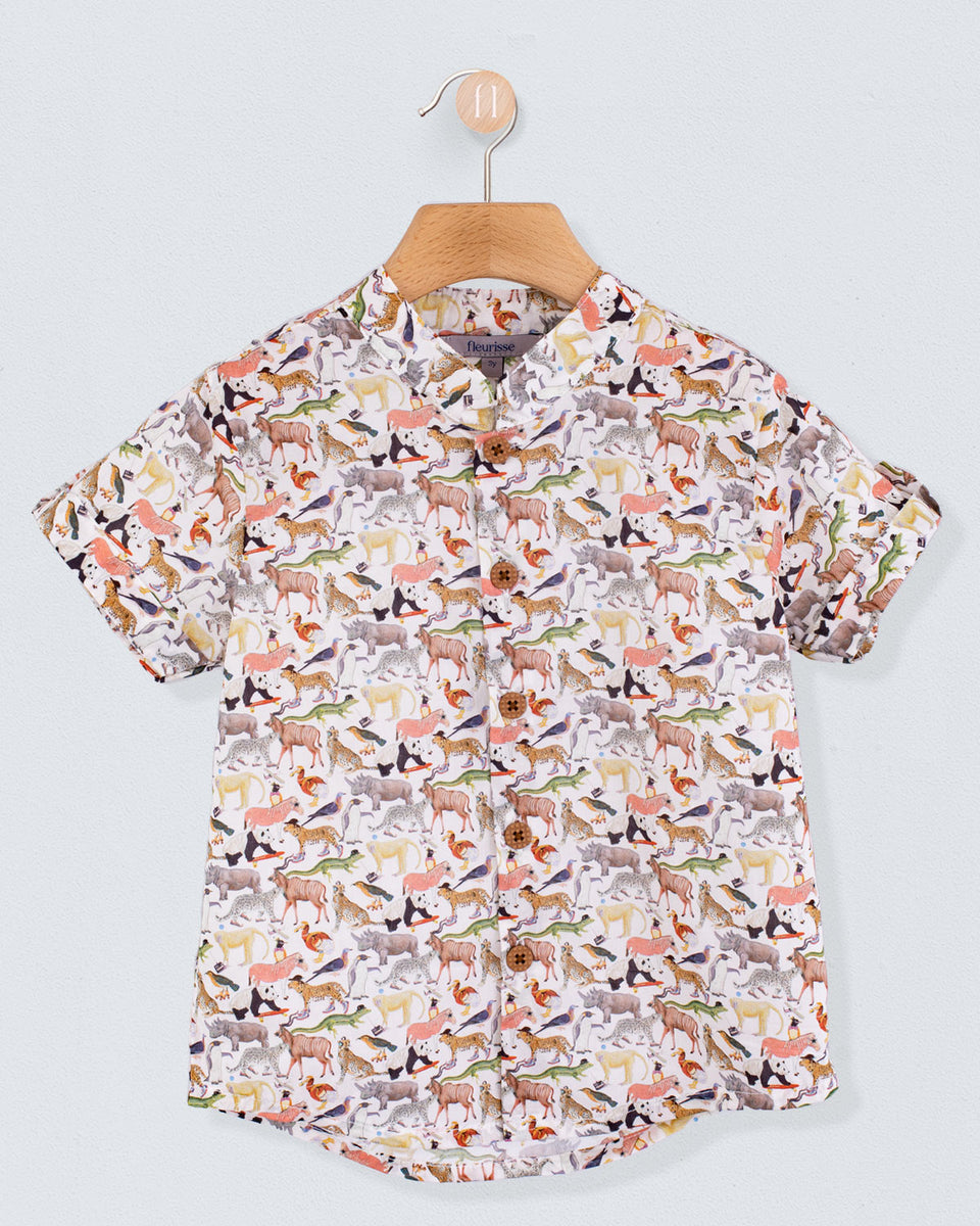 Brando Liberty Colorful Animals Tunic