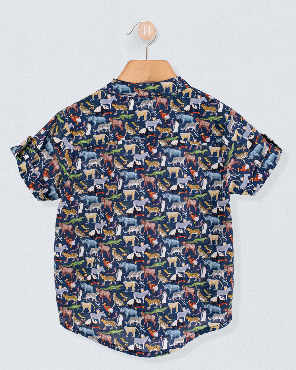 Brando Liberty Navy Animals Tunic - Shirt