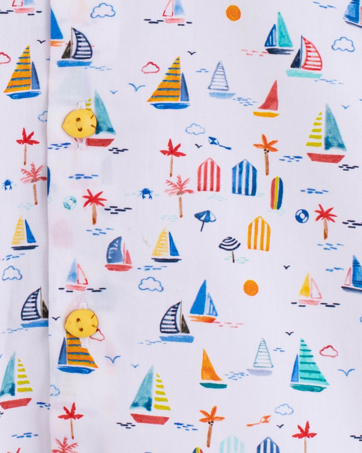 Brando Veneto Coral Boats Tunic - Shirt