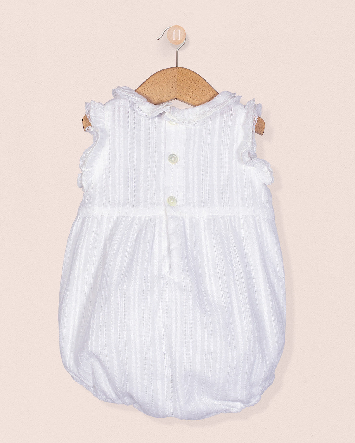 Belini White Lace Bubble - Romper