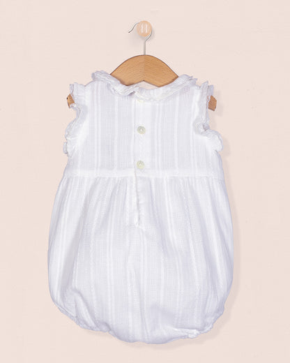 Belini White Lace Bubble - Romper