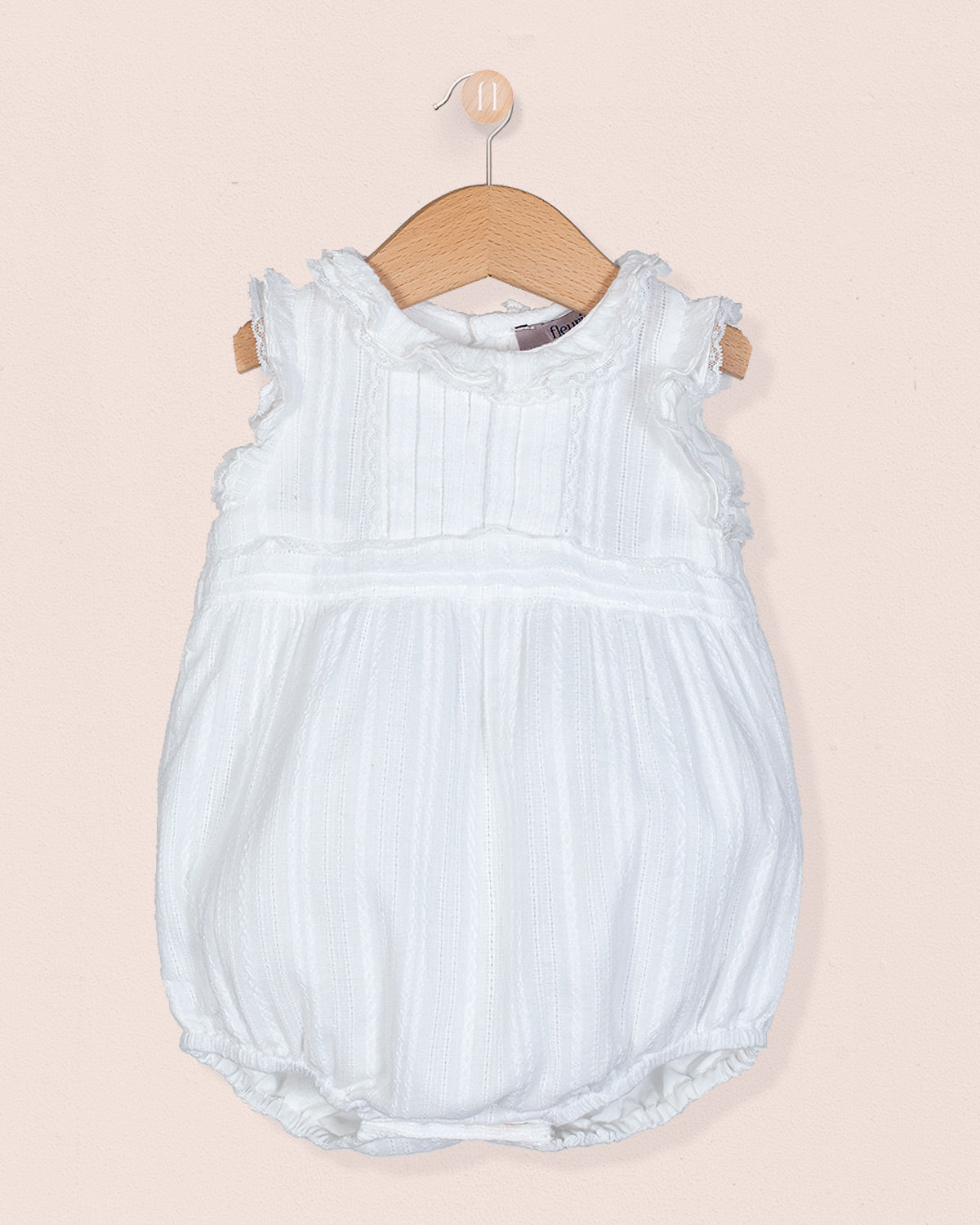 Belini White Lace Bubble - Romper