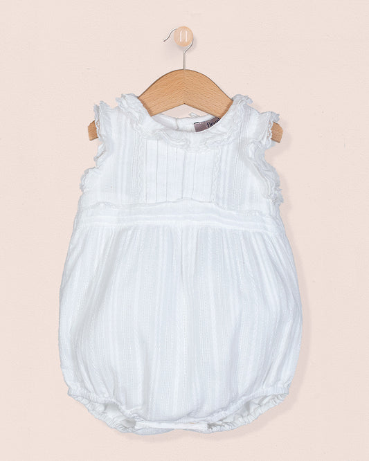 Belini White Lace Bubble - Romper