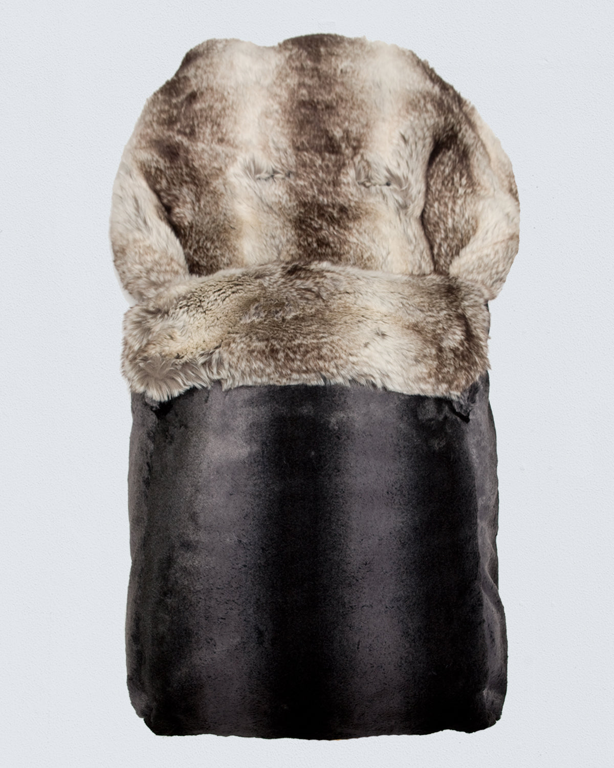 Mont-Blanc Black Fur Stroller Bunting - Bunting