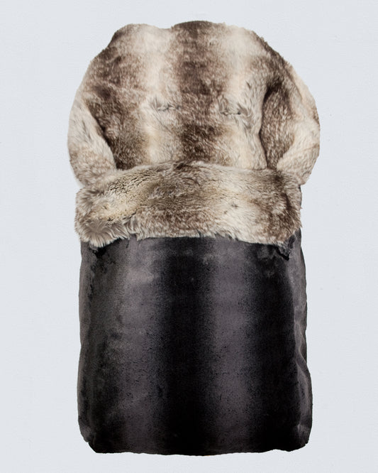 Mont-Blanc Black Fur Stroller Bunting - Bunting