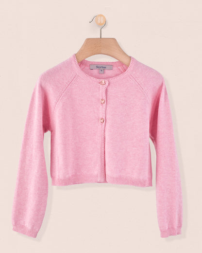 Betsy Candy Mélange with Butterfly Buttons - Cardigan