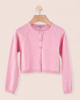 Betsy Candy Mélange Cardigan with Butterfly Buttons