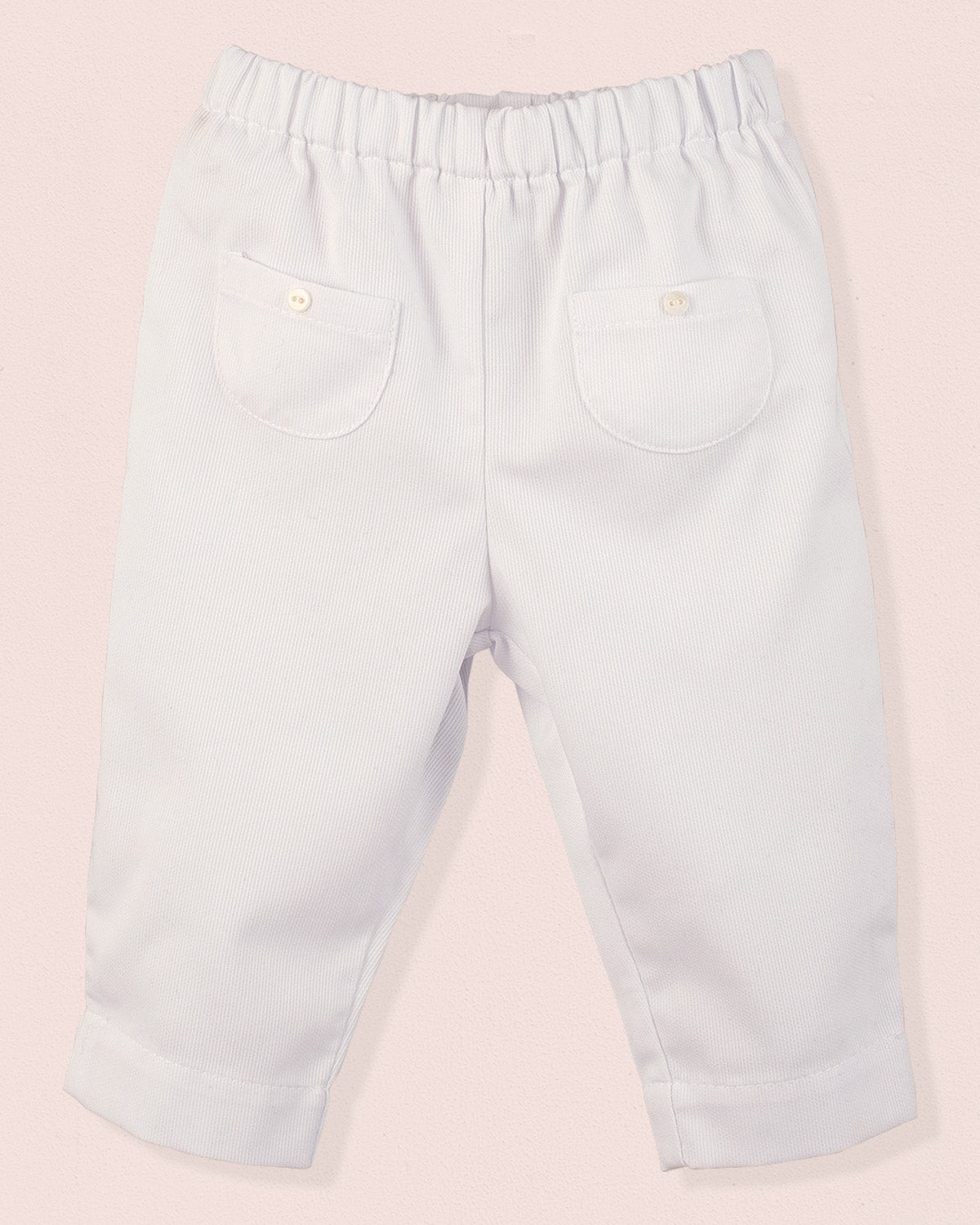Capri White Piqué - Pant