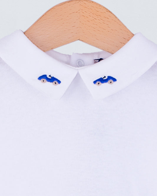 Italian Embroidered Royal Car Onesie - Onesie