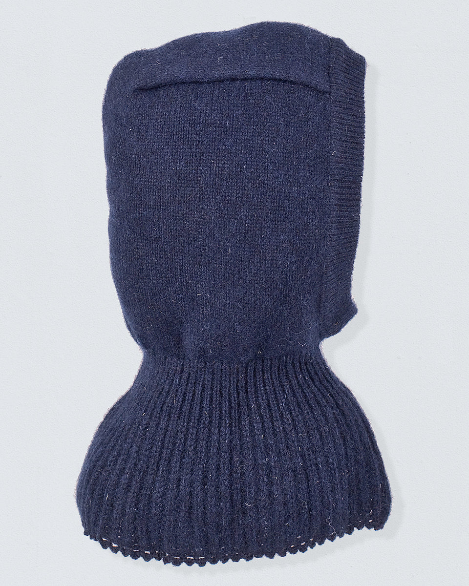 Cashmere Navy Cagoule