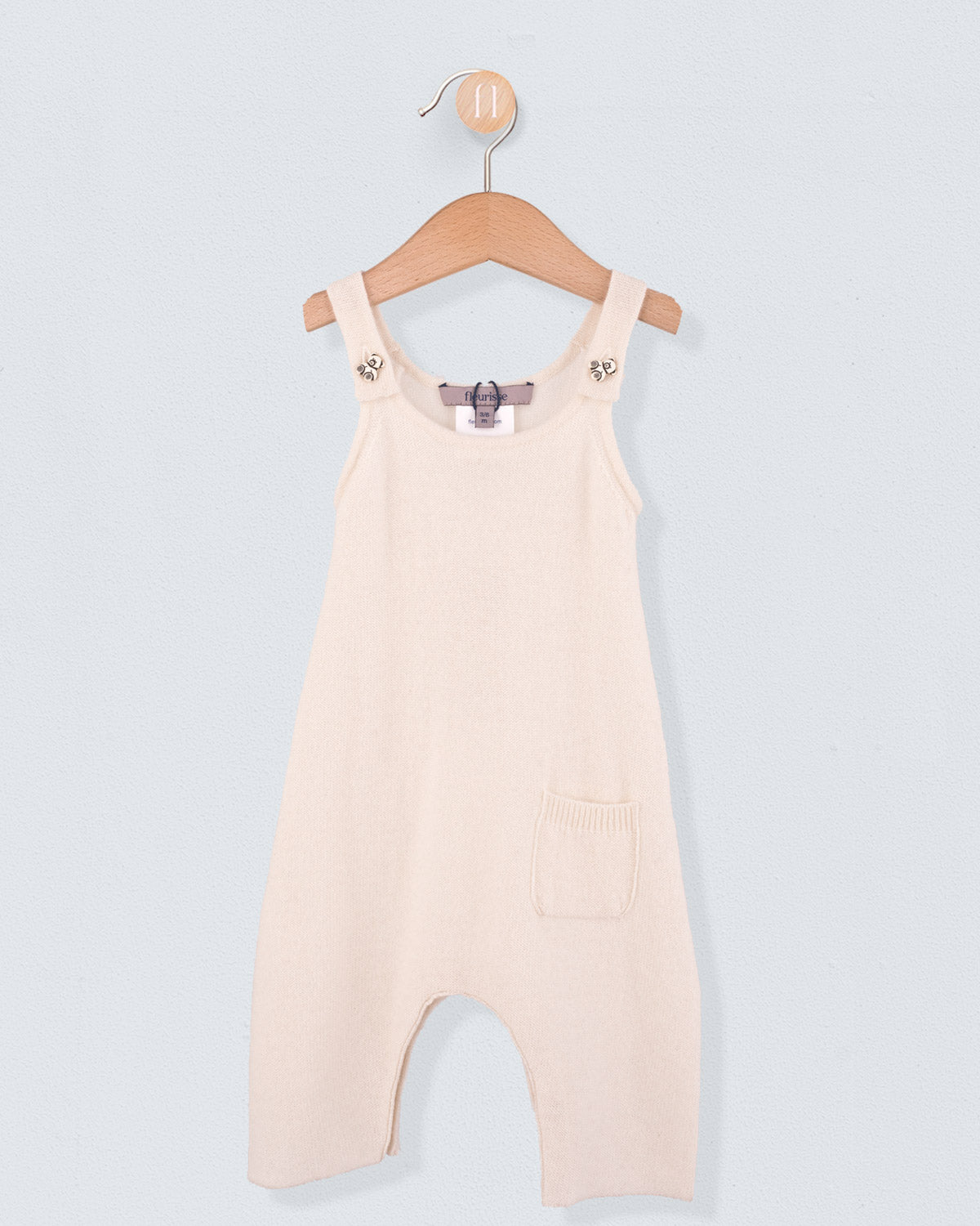 Corbier Cream Cashmere Overall - Romper