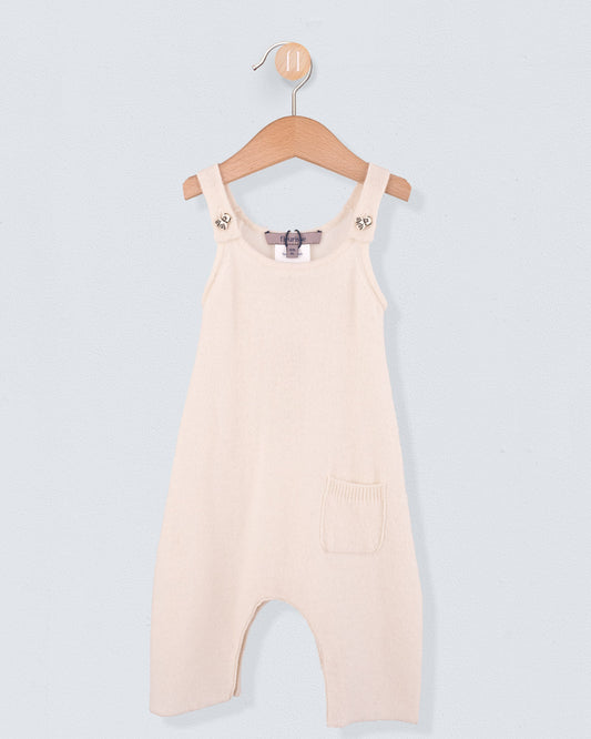 Corbier Cream Cashmere Overall - Romper