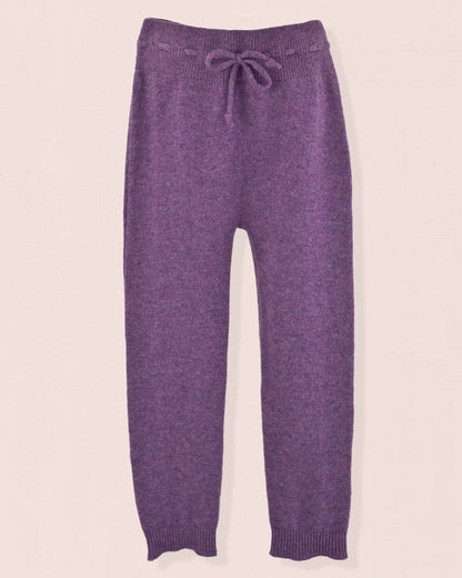 Aspen Purple Cashmere Knit Legging - Legging