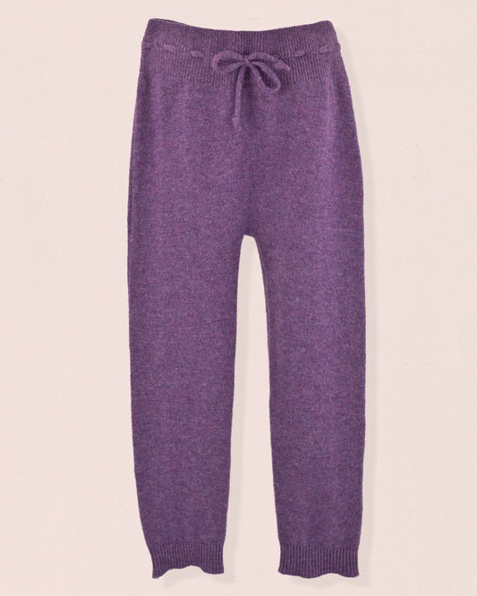 Aspen Purple Cashmere Knit Legging - Legging