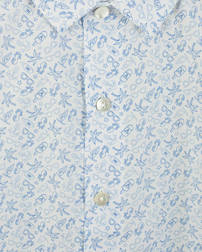 Henry Paradise Blue Shirt - Shirt
