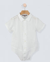 Charles White Linen Italian Onesie Shirt
