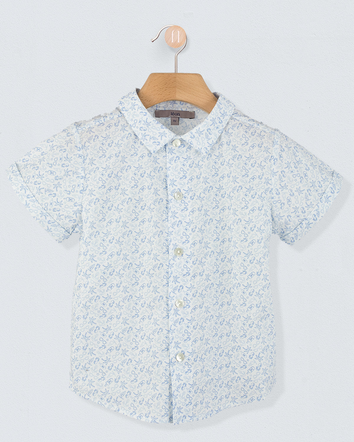 Henry Paradise Blue Shirt - Shirt
