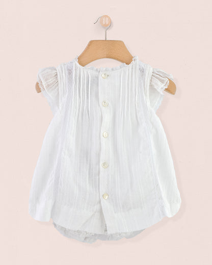 Chouette White Lace 2-Piece Set - Baby Dress