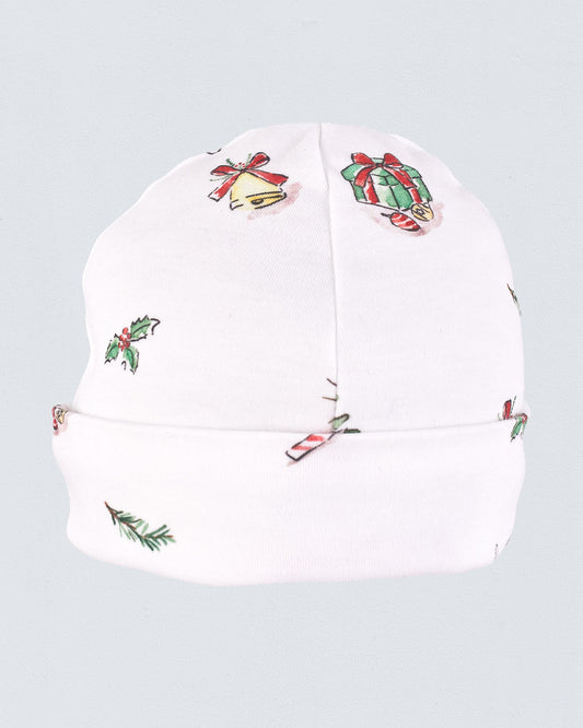 Pima Christmas print Hat 
