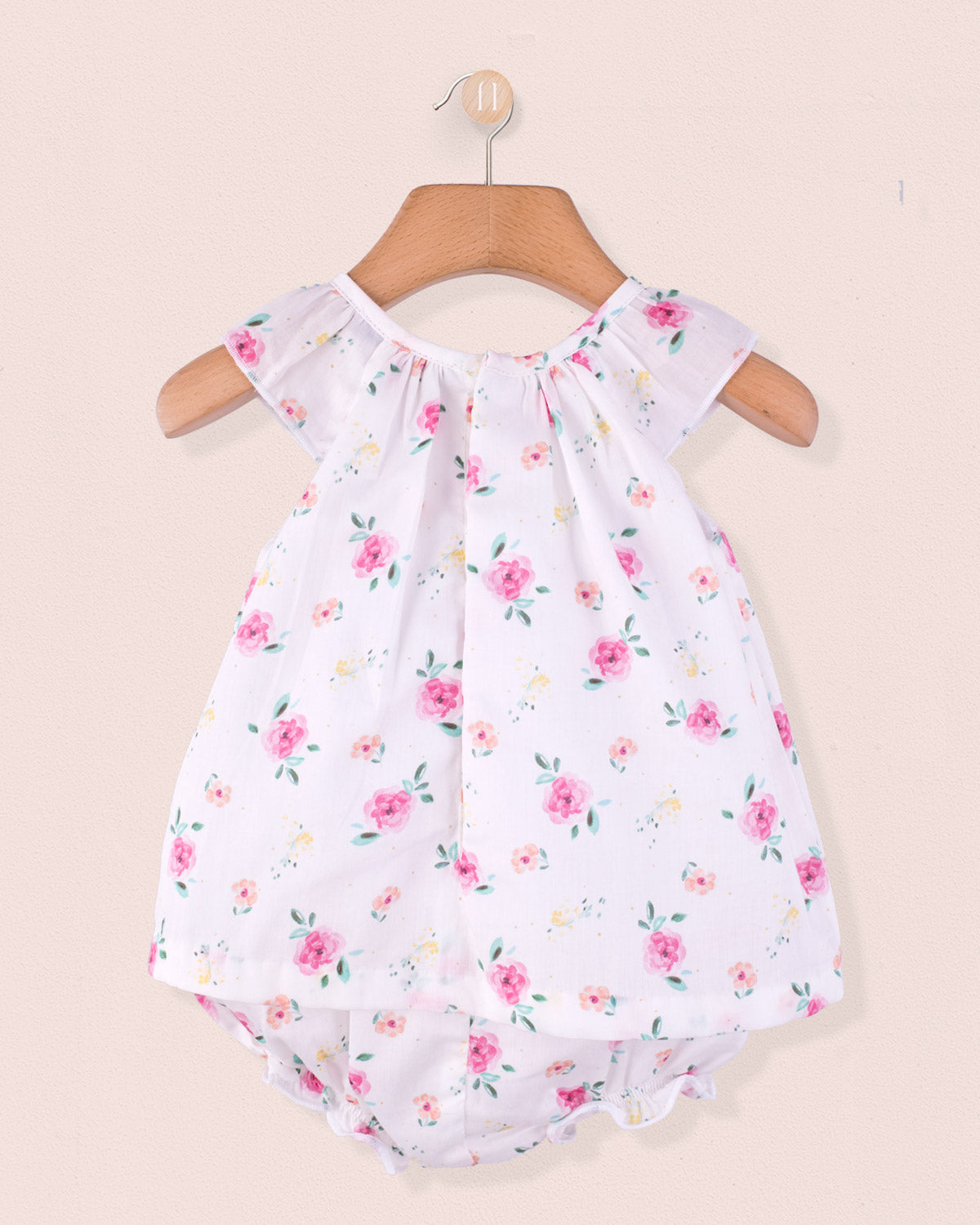 Chloe Colorful Roses Romper - Romper