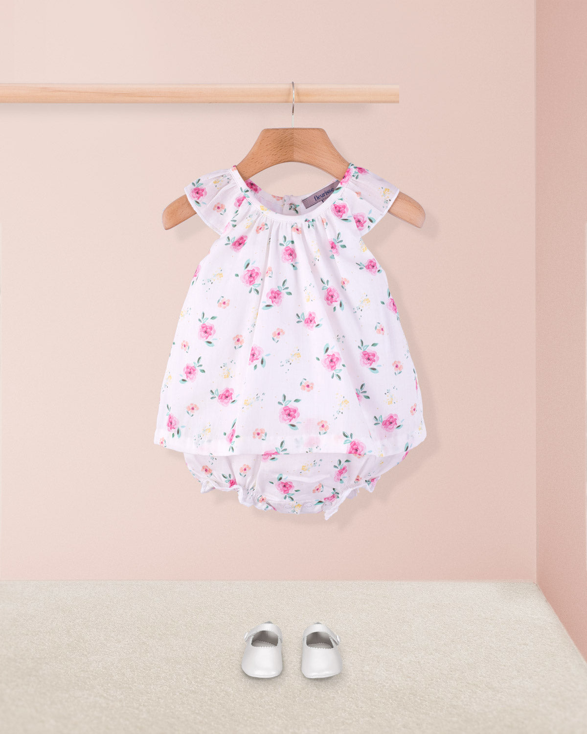 Chloe Colorful Roses Romper - Romper
