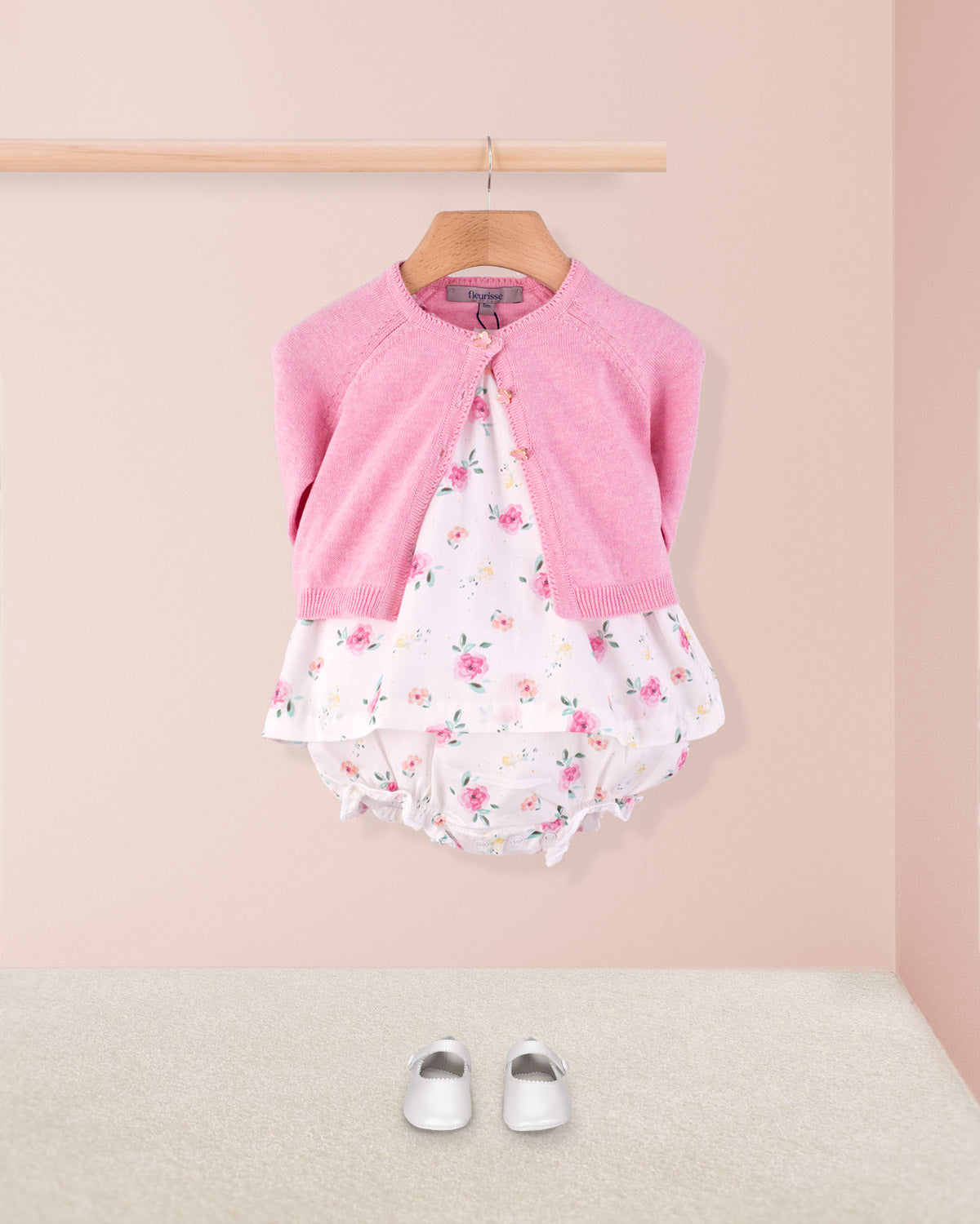 Chloe Colorful Roses Romper - Romper
