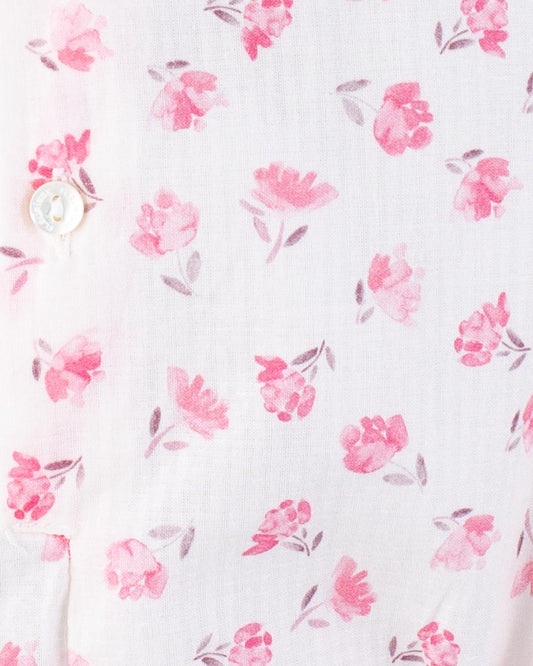 Smocked Bubble Versaille Rose Octuose - Romper