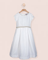 Angelica White Organza Gown