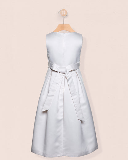 Esther Cream Satin Gown - Dress