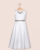 Esther Cream Satin Gown