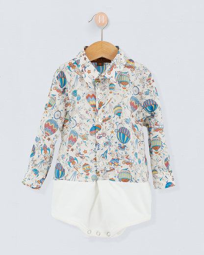 Louis Liberty Hot Air Balloons Onesie Shirt - Shirt