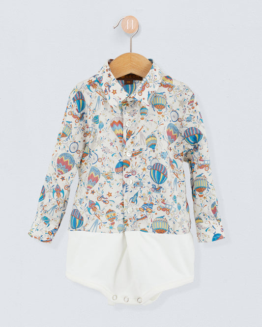 Louis Liberty Hot Air Balloons Onesie Shirt - Shirt