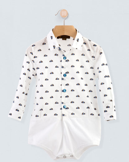 Renard  Italian Blue Cars Shirt - Shirt