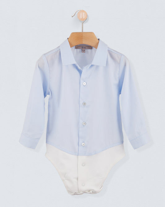 Louis Fine Italian Blue Onesie Shirt - Shirt
