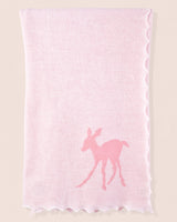 Deer Pink Lightweight Luxury Knit Blanket