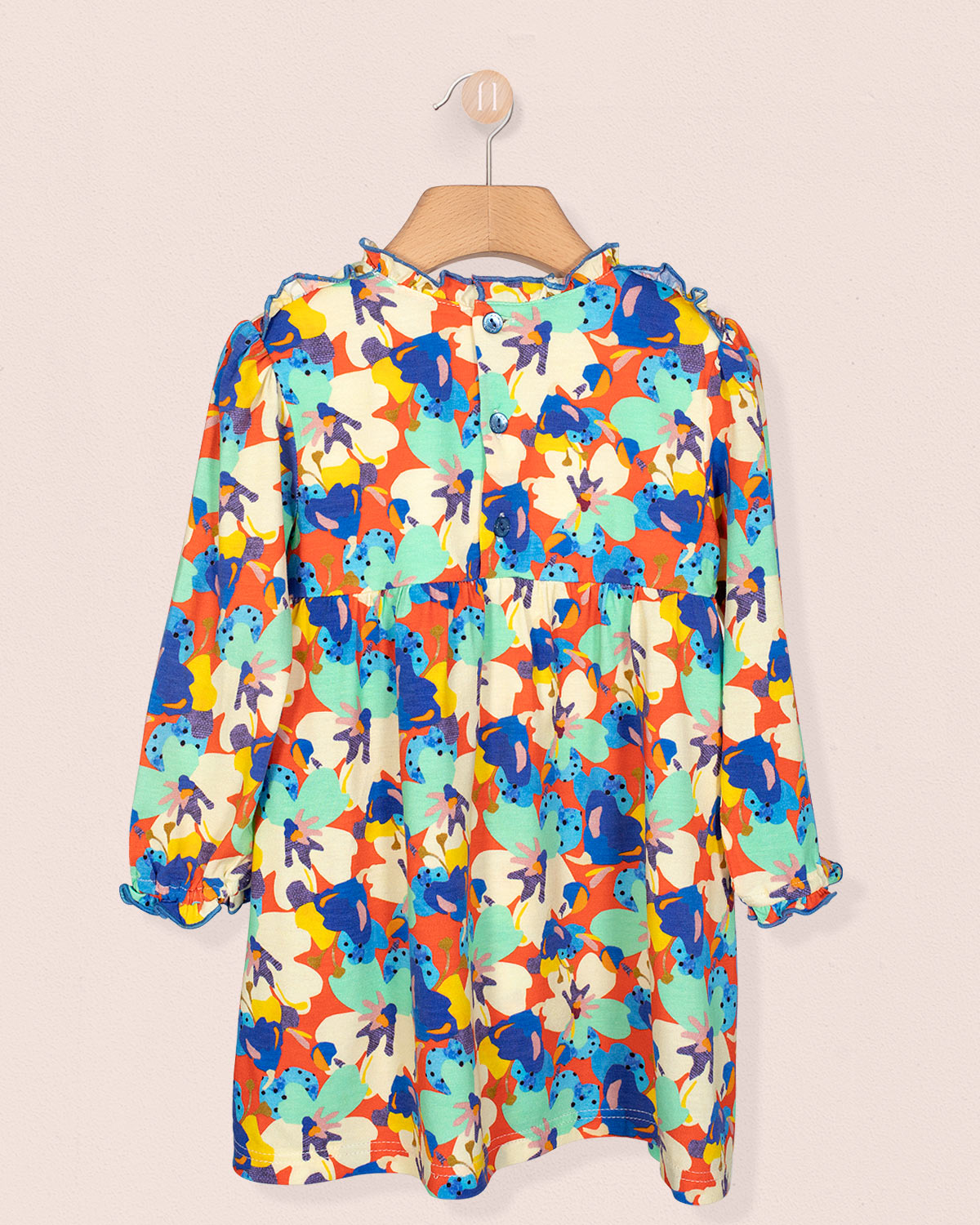 Dolce Jersey Liberty Coral Dress - Baby Dress