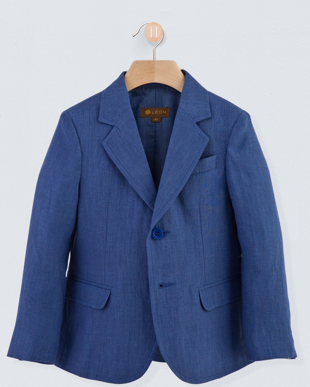 Domenico Prince Harry Blue Linen Suit - Suit