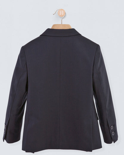 Domenico Navy Virgin Wool Suit - Suit