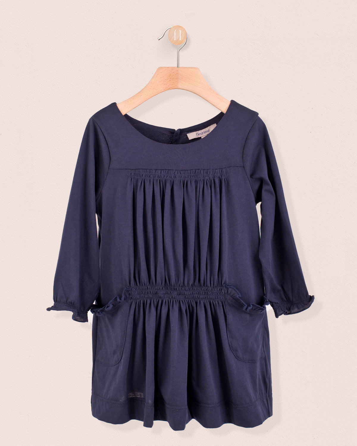 Ecole Navy Jersey Dress - Dress