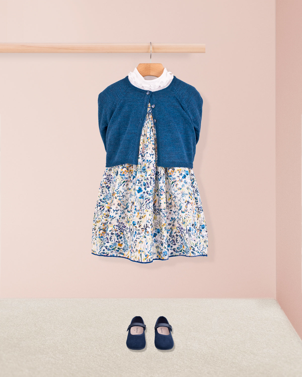 Eliza Liberty Felda Bue - Smocked Dress