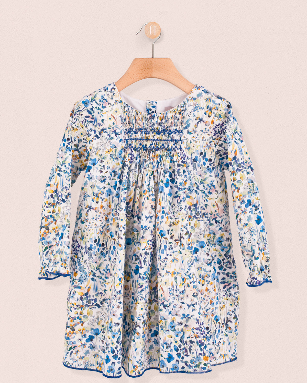 Eliza Liberty Felda Bue - Smocked Dress
