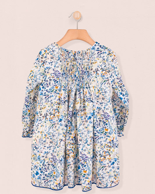 Eliza Liberty Felda Bue - Smocked Dress