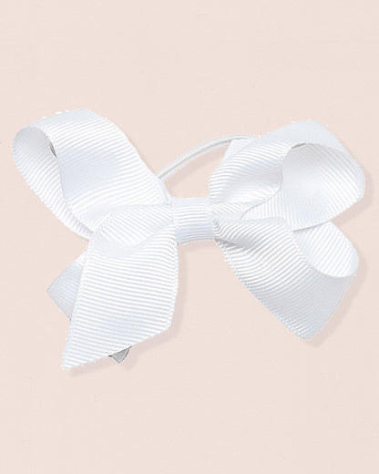 Ponytail Elastic Hairbow 8cm Gros Grain - Hairbow