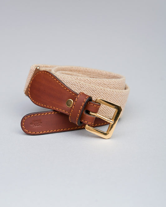 Belt Adjustable Beige Elastic - Belt