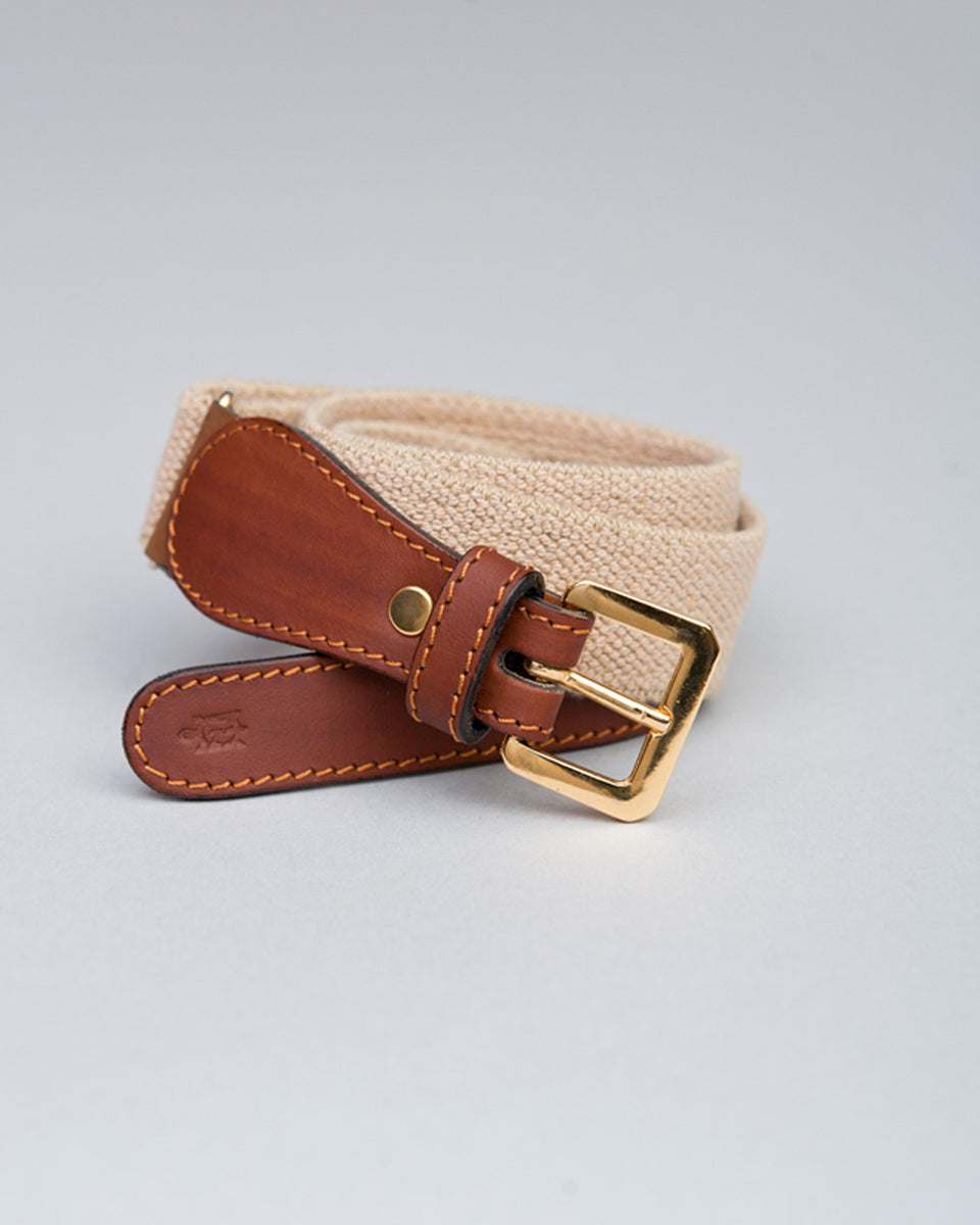 Belt Adjustable Beige Elastic