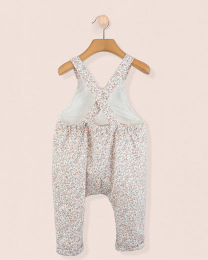 Ella French Antique Pink Overall - Romper