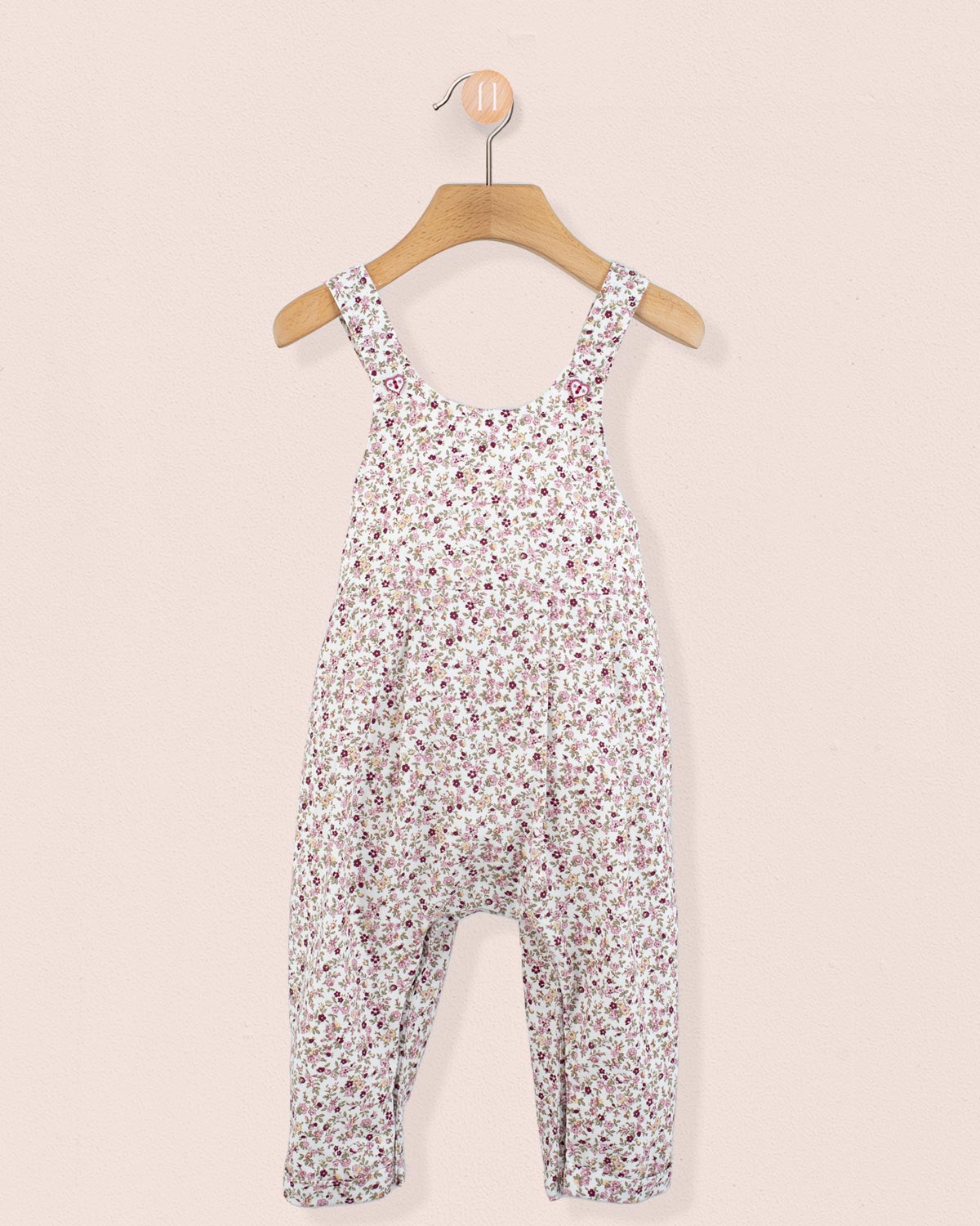 Ella French Antique Mauve Overall - Romper
