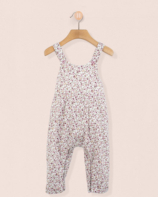 Ella French Antique Mauve Overall - Romper